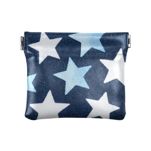 Gelbe und blaue Sterne, Damen-Münzgeldbörse, niedlicher Schmuck für Mädchen, Frauen von aidingzhi