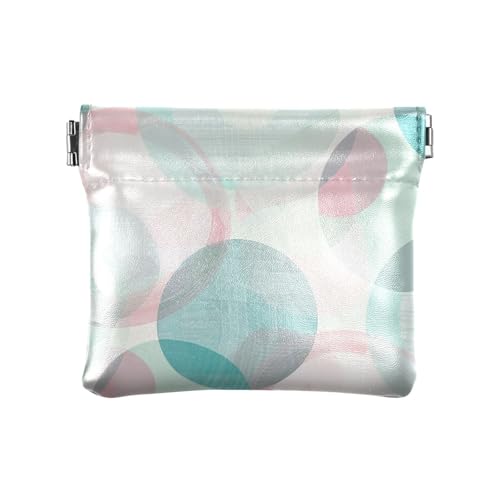 Geometrische Damen-Geldbörse aus Leder, praktische Make-up-Tasche für Mädchen und Damen von aidingzhi