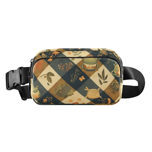 Glam Plaids Gürteltasche im rustikalen Stil, modische Bauchtasche für Damen und Herren, Mini-Crossbody-Sporttasche mit verstellbarem Riemen für Reisen, Fitnessstudio, Arbeit Glam Plaids Gürteltasche im rustikalen Stil, modische Bauchtasche für Damen und Herren, Mini-Crossbody-Sporttasche mit verstellbarem Riemen für Reisen, Fitnessstudio, Arbeit von aidingzhi