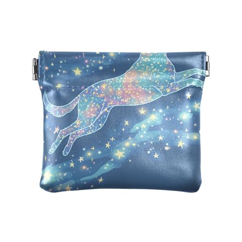 Glitzernde Hunde-Münzgeldbörsen für Damen und Herren, Leder, wasserdicht, Schmuck-Organizer für Damen und Mädchen von aidingzhi