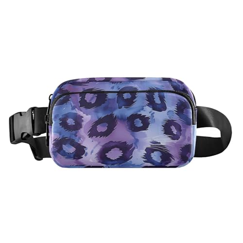 Gürteltasche mit kindlichem Tiermuster, Amethyst, stilvolle Bauchtasche für Damen und Herren, kleine Umhängetasche mit verstellbarem Riemen für Radfahren, Wandern, Fitnessstudio von aidingzhi
