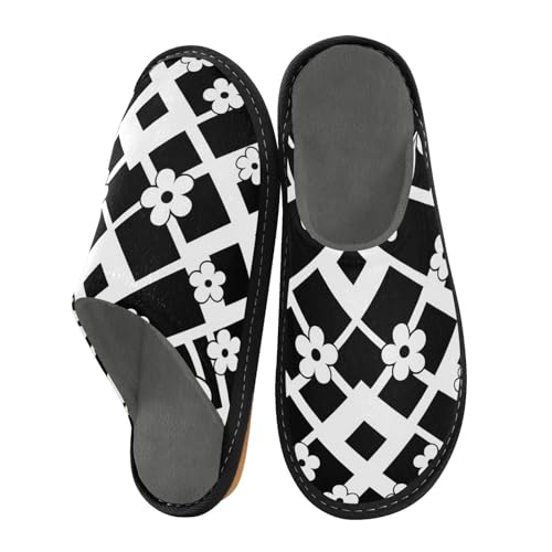Hausschuhe für Damen und Herren, Hausschuhe, Hausschuhe, gemütlich, für den Innenbereich, Diamantenformen, Blumen, 37/37.5 EU Hausschuhe für Damen und Herren, Hausschuhe, Hausschuhe, gemütlich, für den Innenbereich, Diamantenformen, Blumen, 37/37.5 EU von aidingzhi