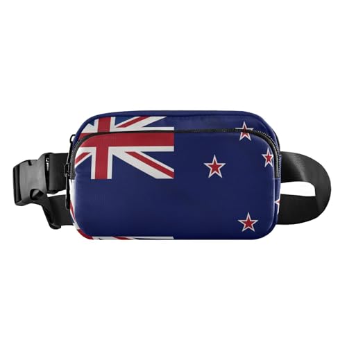 Hüfttasche mit neuseeländischer Flagge, Zealander, Kiwi, Nationalblau, modische Gürteltasche für Damen, Herren, Teenager, Mini-Crossbody-Sporttasche mit verstellbarem Riemen für Radfahren, Wandern Hüfttasche mit neuseeländischer Flagge, Zealander, Kiwi, Nationalblau, modische Gürteltasche für Damen, Herren, Teenager, Mini-Crossbody-Sporttasche mit verstellbarem Riemen für Radfahren, Wandern von aidingzhi