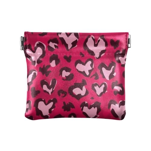 Kleine Geldbörse zum Valentinstag, aus PU-Leder, mit Leopardenmuster, wasserdicht, für Mädchen und Damen, Handtasche Kleine Geldbörse zum Valentinstag, aus PU-Leder, mit Leopardenmuster, wasserdicht, für Mädchen und Damen, Handtasche von aidingzhi