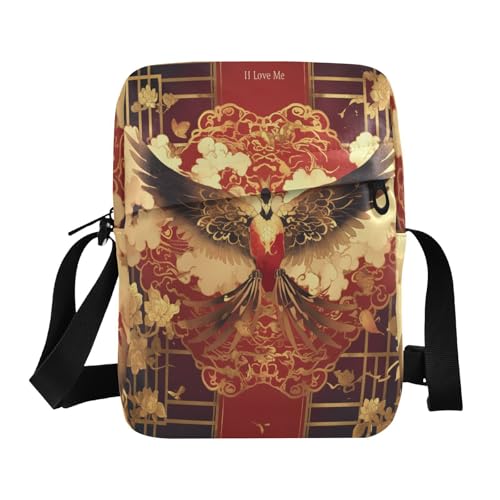 Kleine Kuriertasche im chinesischen Stil, für Herren, Umhängetasche, verstellbarer Riemen, für Outdoor-Sport, Freizeit Kleine Kuriertasche im chinesischen Stil, für Herren, Umhängetasche, verstellbarer Riemen, für Outdoor-Sport, Freizeit von aidingzhi