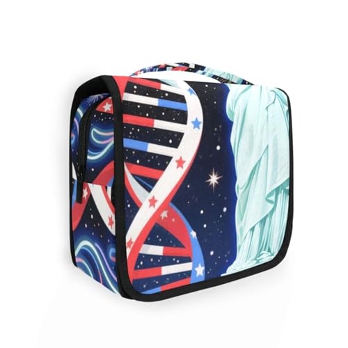 Make-up-Tasche mit amerikanischer Statue, leichte Kosmetiktasche für Geldbörse, Reise-Zubehör von aidingzhi