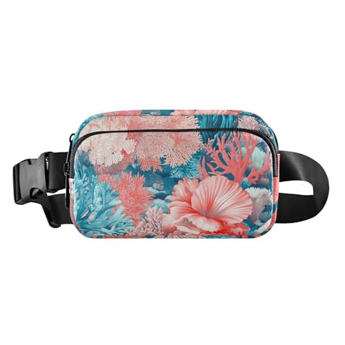 Modische Bauchtasche für Herren und Damen, kleine Umhängetasche, Reisepass-Tasche mit verstellbarem Gurt, für Reisen, Laufen, Wandern von aidingzhi