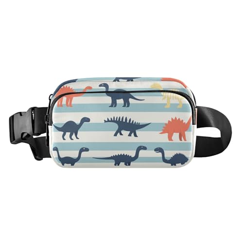 Modische Umhängetasche mit buntem Dinosaurier-Motiv, für Damen und Herren, große Kapazität, mit verstellbarem Gurt, für Reisen, Fitnessstudio, Arbeit von aidingzhi