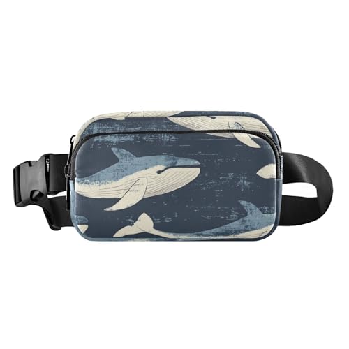 Rustikale Wal-Umhängetasche für Damen, Herren, Teenager, Mini-Croose-Körper-Geldbörse mit verstellbarem Riemen für Reisen, Einkaufen, Laufen Rustikale Wal-Umhängetasche für Damen, Herren, Teenager, Mini-Croose-Körper-Geldbörse mit verstellbarem Riemen für Reisen, Einkaufen, Laufen von aidingzhi