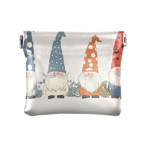 Safari Retro-Zwerge, PU-Leder, kleine Münze, einzigartige Organisationstaschen für Frauen, Jungen, Mädchen von aidingzhi