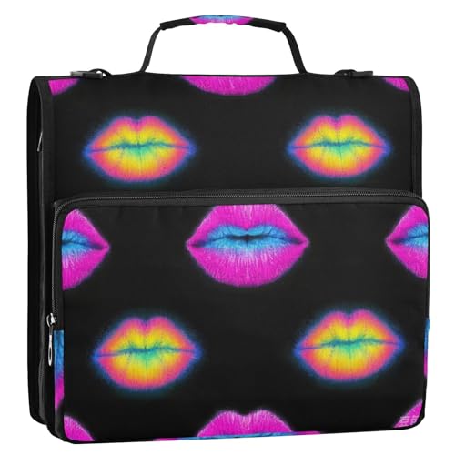 Schulbedarf-Organizer, Reißverschluss, einfach zu tragen, stabiler Reißverschluss für Mittelschüler, 3 Ringe mit Schultergurt (Prop4), Schulbedarf von aidingzhi