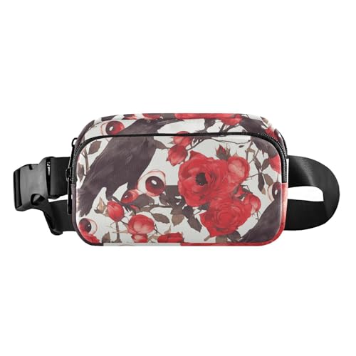 Stilvolle Crossbody-Tasche für Damen und Herren, wasserdichte Gürteltasche mit verstellbarem Riemen, für Einkaufen, Sport, Arbeit von aidingzhi