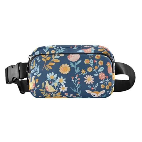 Stilvolle Umhängetasche mit Hirschmotiv für Damen, Herren, Teenager, große Kapazität, Croose-Körper-Geldbörse mit verstellbarem Riemen für Shopping, Sport, Arbeit von aidingzhi