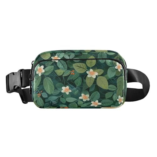 Süße Crossbody-Tasche mit Blumenmotiv für Damen und Herren, Mini-Umhängetasche mit verstellbarem Riemen für Workout, Laufen, Wandern von aidingzhi