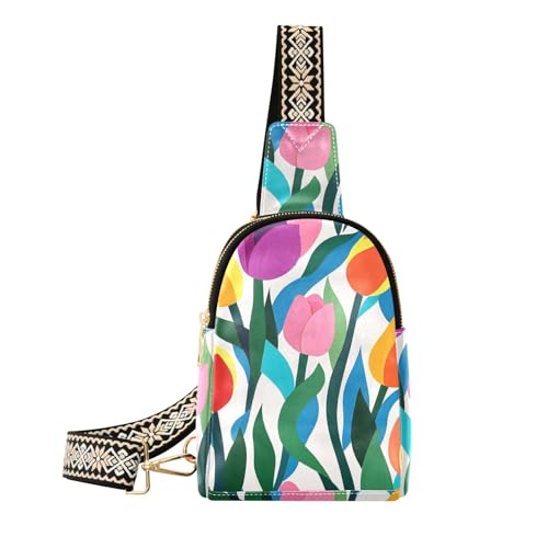 Trendige, bunte Blume, schöne Tasche für Reisen, robuste Reisetasche für Damen zum Wandern, Bunte Blume Trendige, bunte Blume, schöne Tasche für Reisen, robuste Reisetasche für Damen zum Wandern, Bunte Blume von aidingzhi