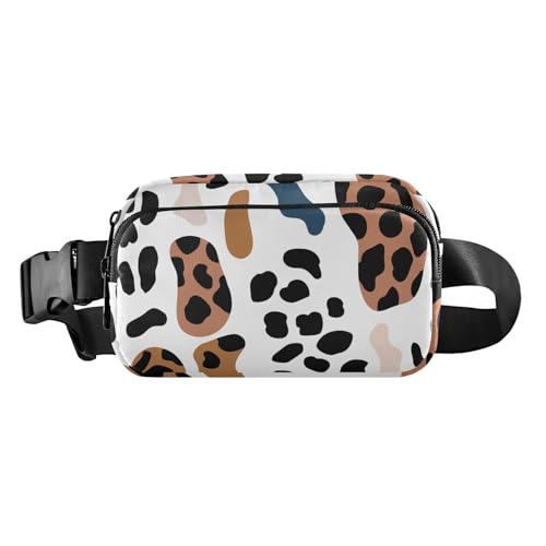 Trendige Bauchtasche für Damen und Herren, Leopardenmuster, wasserdicht, Crossbody-Sporttasche mit verstellbarem Riemen für Reisen, Fitnessstudio, Arbeit Trendige Bauchtasche für Damen und Herren, Leopardenmuster, wasserdicht, Crossbody-Sporttasche mit verstellbarem Riemen für Reisen, Fitnessstudio, Arbeit von aidingzhi