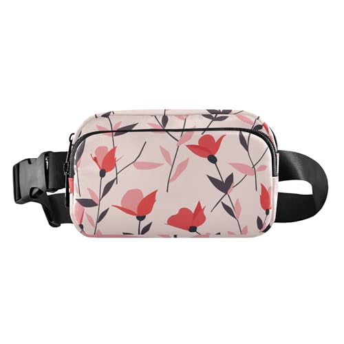 Trendige Hüfttasche für Damen und Herren, Mini-Schultertasche, mit verstellbarem Gurt, für Reisen, Einkaufen, Laufen von aidingzhi