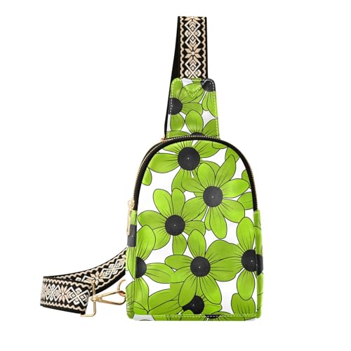 Trendige Susan Simple Line Art Valentinesnes Schultertasche mit schwarzen Augen, leicht, für Damen auf Reisen von aidingzhi