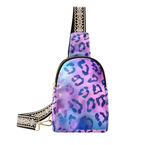 Trendige Umhängetasche mit Leopardenmuster, wasserdicht, für Damen, Leopardenmuster von aidingzhi