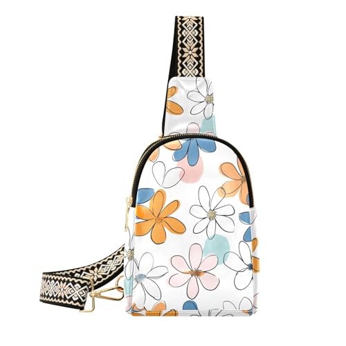 Trendige kleine Umhängetasche mit Blumenmuster, wasserdicht, für Damen von aidingzhi