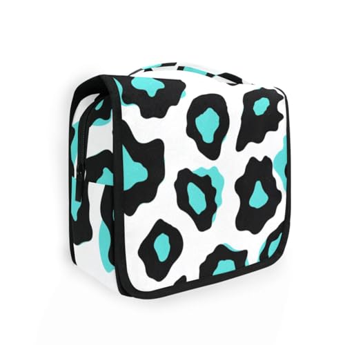 Vleopard Make-up-Tasche mit Haken zum Aufhängen, Kosmetiktasche für Damen, Reisegröße, Zubehör von aidingzhi