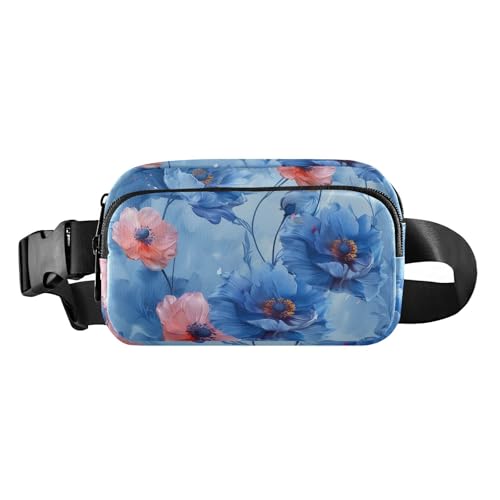 Washpainting modische Bauchtasche für Damen und Herren, wasserdicht, mit verstellbarem Gurt, für Reisen, Urlaub, Laufen von aidingzhi