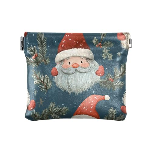 Zwerg Winter PU Leder Kleingeld Geldbörse Tragbare Mini Kartenhalter Geldbörse für Mädchen Damen Handtasche von aidingzhi