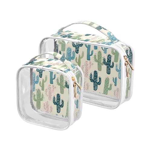 aidingzhi 2 transparente Herren-Kulturbeutel, TSA-geprüft, wasserdicht, Make-up-Pinseltasche, Reisezubehör, Kaktus, cactus aidingzhi 2 transparente Herren-Kulturbeutel, TSA-geprüft, wasserdicht, Make-up-Pinseltasche, Reisezubehör, Kaktus, cactus von aidingzhi