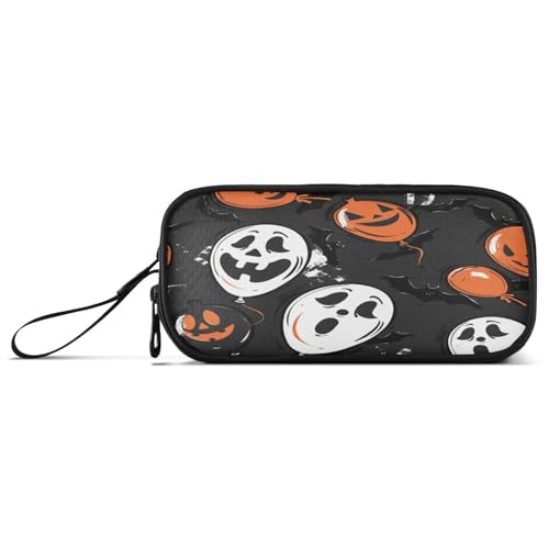 aidingzhi Boo Federmäppchen mit Ballon-Schlägern, Halloween, Nylon, große Kapazität, großes Federmäppchen, Schreibwaren-Organizer für High School Kinder aidingzhi Boo Federmäppchen mit Ballon-Schlägern, Halloween, Nylon, große Kapazität, großes Federmäppchen, Schreibwaren-Organizer für High School Kinder von aidingzhi
