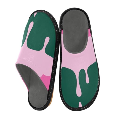 aidingzhi Damen-Hausschuhe, Hausschuhe, Memory-Schaum, gemütlich, für Damen, Graffiti Art Pfirsichgrün, 4-5 aidingzhi Damen-Hausschuhe, Hausschuhe, Memory-Schaum, gemütlich, für Damen, Graffiti Art Pfirsichgrün, 4-5 von aidingzhi