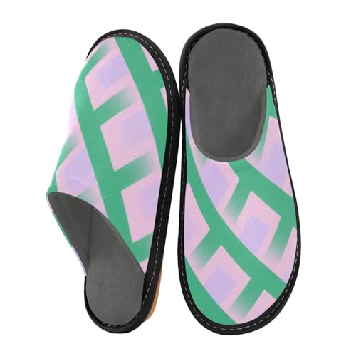 aidingzhi Damen Hausschuhe Warme Hausschuhe für Frauen Indoor Memory Foam Slipper Schuhe Frauen Haus Zimmer, Pfirsichgrün, geometrisch, 39.5/40 EU aidingzhi Damen Hausschuhe Warme Hausschuhe für Frauen Indoor Memory Foam Slipper Schuhe Frauen Haus Zimmer, Pfirsichgrün, geometrisch, 39.5/40 EU von aidingzhi