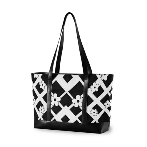 aidingzhi Diamonds Shapes FLOWERS Moderne Reisetasche für Damen mit Reißverschluss-Tasche 35,6 cm für die Universität mit aidingzhi Diamonds Shapes FLOWERS Moderne Reisetasche für Damen mit Reißverschluss-Tasche 35,6 cm für die Universität mit von aidingzhi