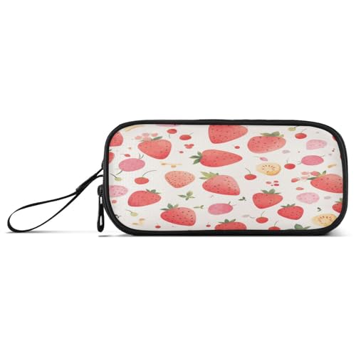 aidingzhi Einfaches, minimalistisches Federmäppchen aus Nylon, mit Reißverschluss, großes Fassungsvermögen, Federmäppchen für Schule, Schreibwaren für adrette Schule, Krankenschwestern von aidingzhi