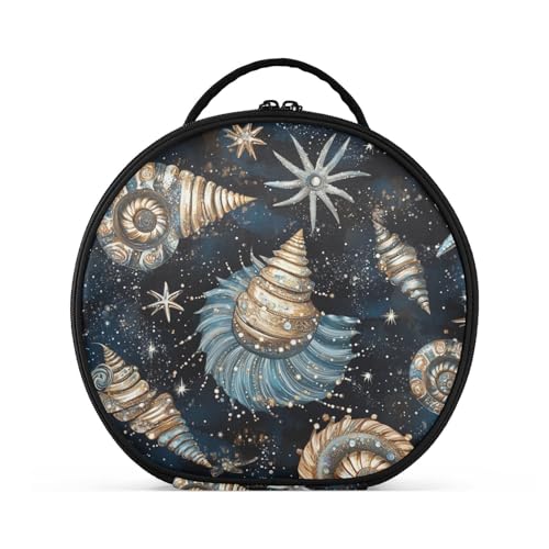 aidingzhi Fantasy Kosmetiktasche mit Muscheln, Reisegröße, Zubehör, leichte Kosmetiktasche für Damen, mit verstellbaren Trennwänden, 27,9 cm aidingzhi Fantasy Kosmetiktasche mit Muscheln, Reisegröße, Zubehör, leichte Kosmetiktasche für Damen, mit verstellbaren Trennwänden, 27,9 cm von aidingzhi