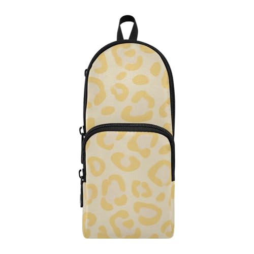 aidingzhi Federmäppchen, weiches Nylon, Leopardenmuster, 3 Fächer, multifunktionales Netz-Stiftetui, Schreibwaren-Organizer für adrette Schule aidingzhi Federmäppchen, weiches Nylon, Leopardenmuster, 3 Fächer, multifunktionales Netz-Stiftetui, Schreibwaren-Organizer für adrette Schule von aidingzhi