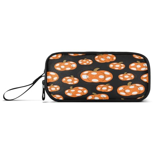 aidingzhi Federmäppchen aus Nylon, mit schwarzem Kürbis, gepunktet, großes Fassungsvermögen, Schreibwaren-Organizer für Erwachsene aidingzhi Federmäppchen aus Nylon, mit schwarzem Kürbis, gepunktet, großes Fassungsvermögen, Schreibwaren-Organizer für Erwachsene von aidingzhi