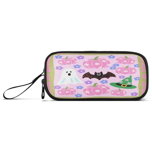 aidingzhi Federmäppchen aus Nylon mit frischem Blumenmuster, für Studenten, große Kapazität, großes Fassungsvermögen, Federmäppchen mit Reißverschluss, Schreibwaren für adrette Schulfrauen von aidingzhi