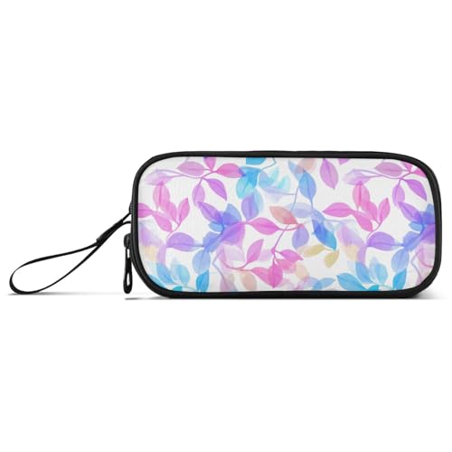 aidingzhi Federmäppchen für Mädchen, Blumenmuster, mehrfarbig, Nylon, großes Fassungsvermögen, Schreibwaren-Organizer für adrette Schulmädchen von aidingzhi