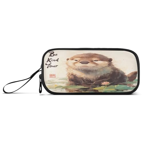 aidingzhi Federmäppchen im chinesischen Stil aus Nylon, Federmäppchen mit großem Fassungsvermögen, Federmäppchen für Teenager, Schreibwaren-Organizer für Männer der Mittelschule von aidingzhi