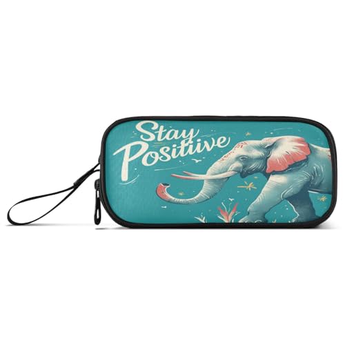 aidingzhi Federmäppchen mit Elefantenmotiv, Nylon, große Kapazität, Reißverschluss, Federmäppchen, Schreibwaren-Organizer für Büro, Studenten aidingzhi Federmäppchen mit Elefantenmotiv, Nylon, große Kapazität, Reißverschluss, Federmäppchen, Schreibwaren-Organizer für Büro, Studenten von aidingzhi