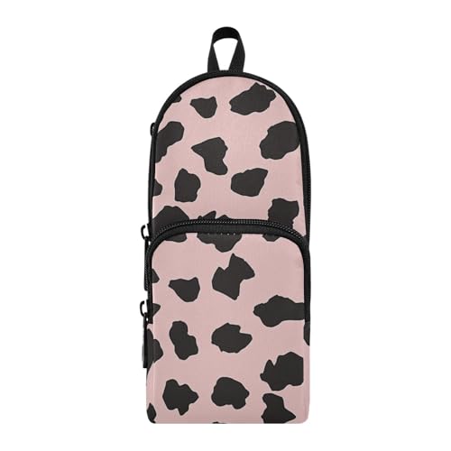 aidingzhi Federmäppchen mit Leopardenmuster, Nylon, 3 Fächer, mit Griff, multifunktionales Federmäppchen, Schreibwaren-Organizer für Büro aidingzhi Federmäppchen mit Leopardenmuster, Nylon, 3 Fächer, mit Griff, multifunktionales Federmäppchen, Schreibwaren-Organizer für Büro von aidingzhi