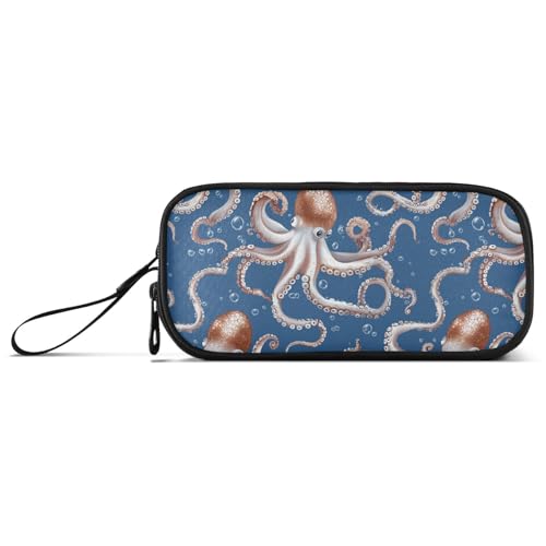 aidingzhi Federmäppchen mit Meerestieren, Nylon, großes Fassungsvermögen, großes Federmäppchen, Schreibwaren-Organizer für Mittelschule aidingzhi Federmäppchen mit Meerestieren, Nylon, großes Fassungsvermögen, großes Federmäppchen, Schreibwaren-Organizer für Mittelschule von aidingzhi