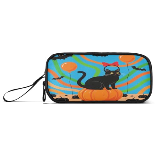 aidingzhi Halloween schwarze Katze Nylon große Kapazität Federmäppchen für Kinder Schreibwaren Organizer für Büro Kinder aidingzhi Halloween schwarze Katze Nylon große Kapazität Federmäppchen für Kinder Schreibwaren Organizer für Büro Kinder von aidingzhi
