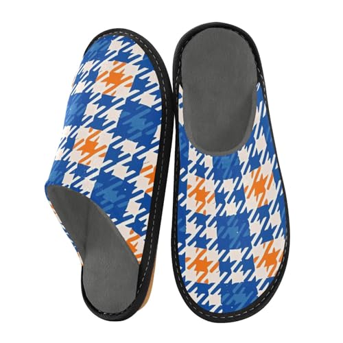 aidingzhi Hausschuhe für Damen, Hausschuhe für Damen, Memory-Schaum, Hausschuhe, Zimmer, Hahnentritt-Orange, 4-5 aidingzhi Hausschuhe für Damen, Hausschuhe für Damen, Memory-Schaum, Hausschuhe, Zimmer, Hahnentritt-Orange, 4-5 von aidingzhi