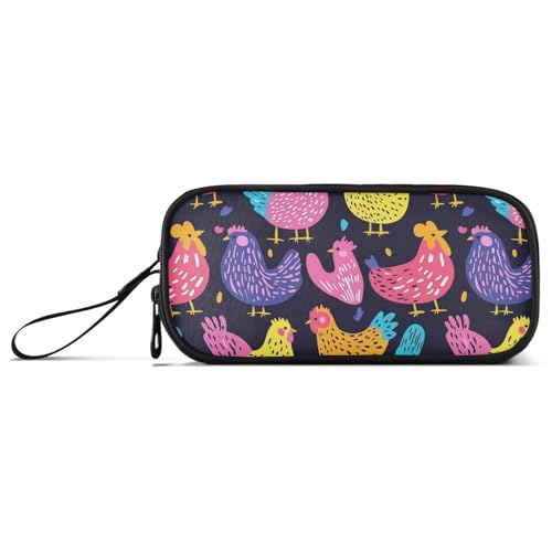 aidingzhi Hen Federmäppchen aus Nylon für Kinder, großes Fassungsvermögen, Schreibwaren-Organizer für Büro, Teenager aidingzhi Hen Federmäppchen aus Nylon für Kinder, großes Fassungsvermögen, Schreibwaren-Organizer für Büro, Teenager von aidingzhi