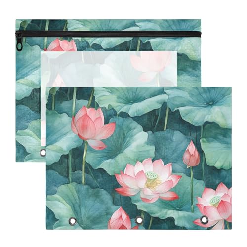 aidingzhi Kosmetiktasche, stabile Aufbewahrungstasche für A4-Papier, Briefe, 2 Stück, Lehrerklasse, Aquarell, rosa Blumen aidingzhi Kosmetiktasche, stabile Aufbewahrungstasche für A4-Papier, Briefe, 2 Stück, Lehrerklasse, Aquarell, rosa Blumen von aidingzhi