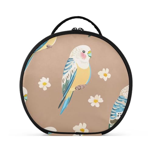 aidingzhi Kosmetiktasche mit niedlichen Vögeln in Reisegröße, große Kosmetiktasche für Damen, mit verstellbaren Trennwänden, 27,9 cm aidingzhi Kosmetiktasche mit niedlichen Vögeln in Reisegröße, große Kosmetiktasche für Damen, mit verstellbaren Trennwänden, 27,9 cm von aidingzhi