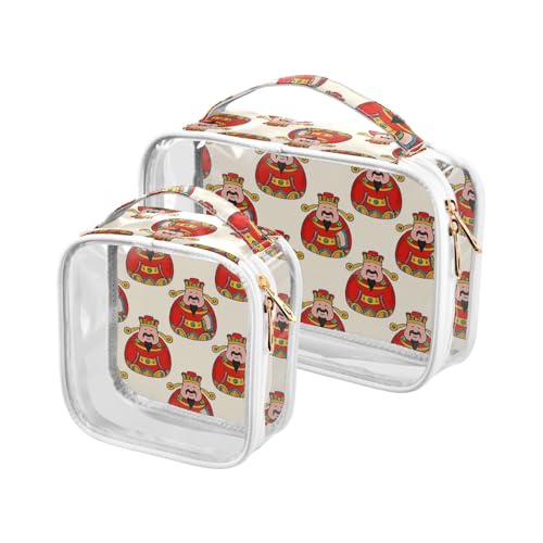 aidingzhi Kulturbeutel für Herren, transparent, TSA-zugelassen, wasserfest, Make-up-Tasche, Reise, Rasierset, chinesischer Kulturgott Reichtum, 2 Stück, Chinesischer Kulturgott Reichtum aidingzhi Kulturbeutel für Herren, transparent, TSA-zugelassen, wasserfest, Make-up-Tasche, Reise, Rasierset, chinesischer Kulturgott Reichtum, 2 Stück, Chinesischer Kulturgott Reichtum von aidingzhi
