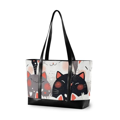 aidingzhi Laptop-Geldbörse mit niedlichem Cartoon-Motiv für Damen, mit Reißverschluss, für Mütter mit Tablet von aidingzhi