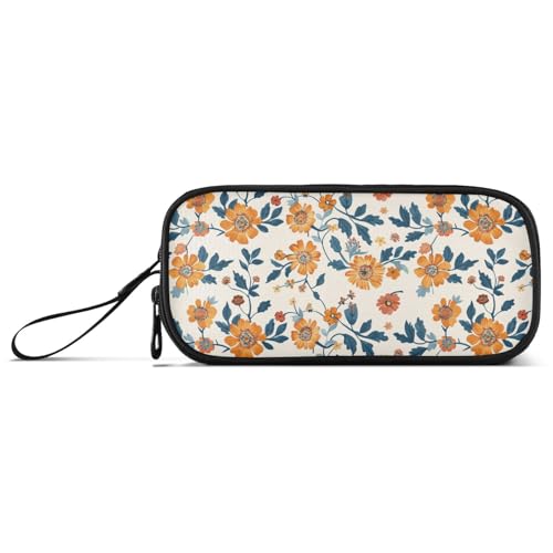 aidingzhi Lelva Boho Nylon Federmäppchen mit Griff Große Kapazität Federmäppchen mit Fächern Schule Schreibwaren für High School Student, Lelva Boho, Einheitsgröße, Schreibwaren von aidingzhi